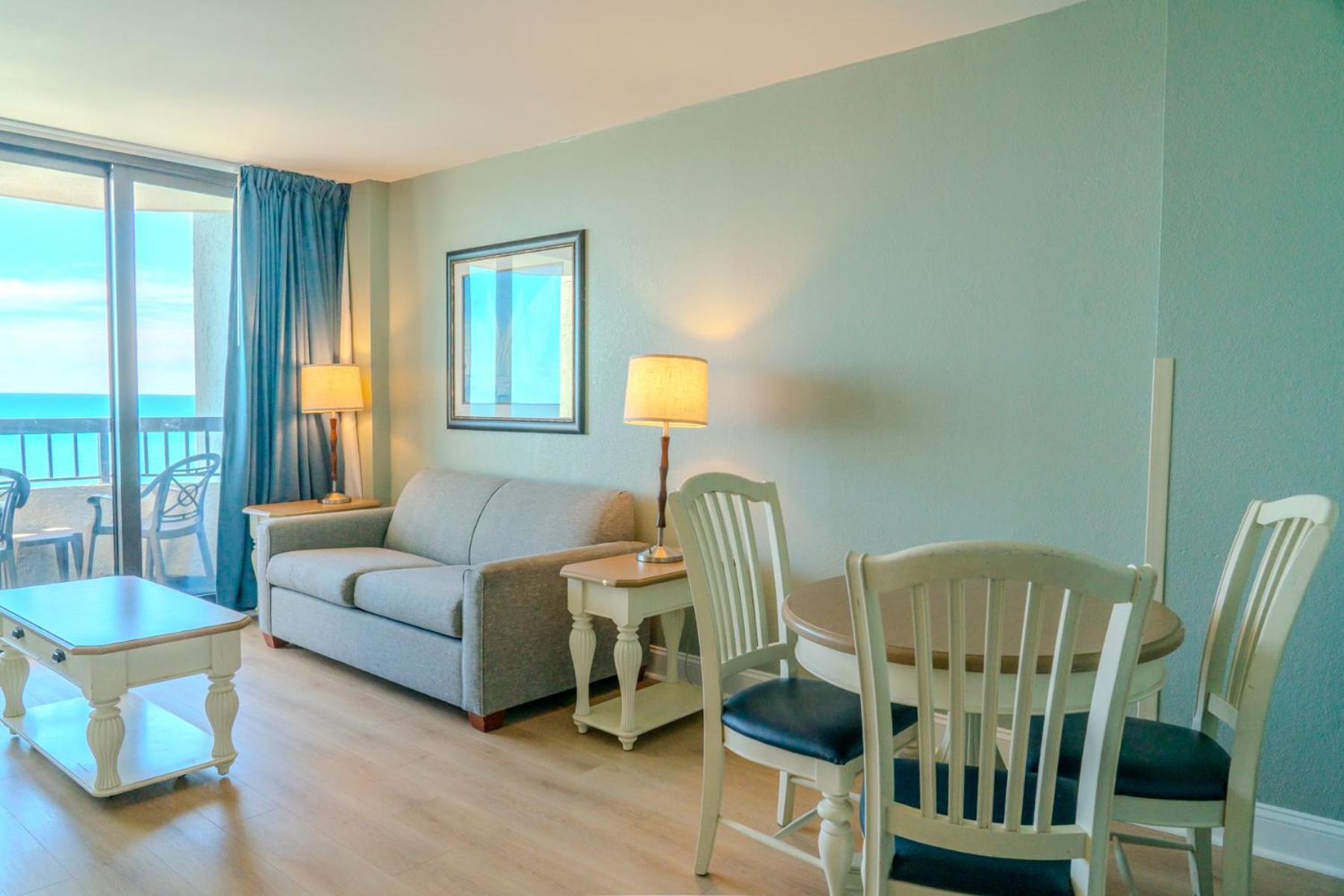 Oceanfront 1Br Suite! Perfect For 8 Guests!- Pinnacle Tower 1456 เมอร์เทิลบีช ภายนอก รูปภาพ