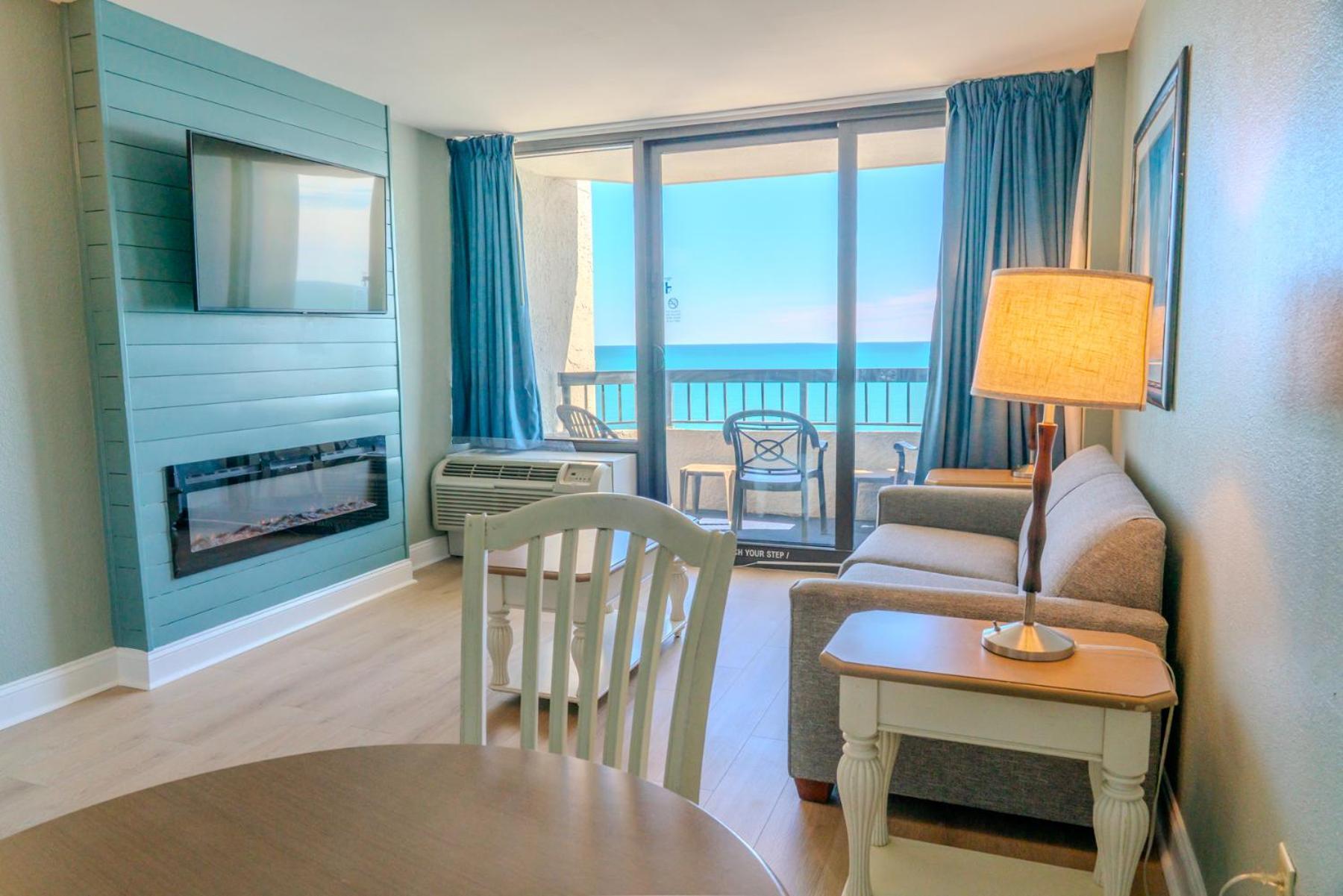 Oceanfront 1Br Suite! Perfect For 8 Guests!- Pinnacle Tower 1456 เมอร์เทิลบีช ภายนอก รูปภาพ